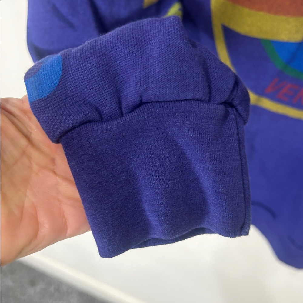 AVIATOR NATION Signature Logo Crew Neck Sweatshirt Purple Venice, CA Size Large - Picture 7 of 16